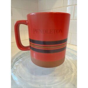 Pendleton National Parks Ceramic Coffee Mug Red Striped 18 oz